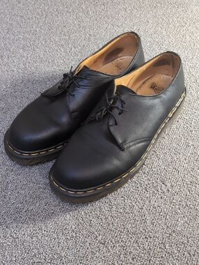 Vintage Dr. Martens 1461 Oxford Made in England Smooth Leather Size 11.5